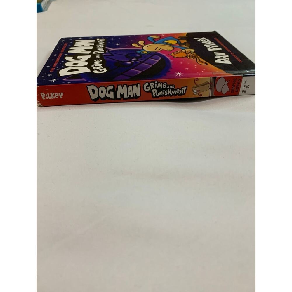 Dog Man Grime and Punishment Dav Pilkey Hardcover Graphic Novel Book 9 Kids